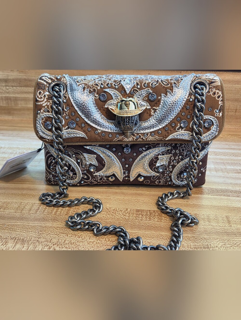 Kurt Geiger NWT Bandana Western Kensington & Dustbag